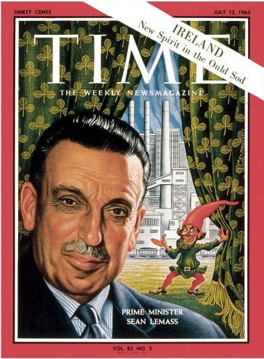 Lemass on the cover of Time Magazine. 1963