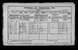 1911 census Form A. The family member listed as No. 10 was probably a Jack Russell.