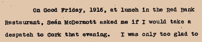 Statement of James Ryan: WS 70, p1, par.1