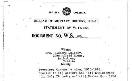 Witness statement of Min Ryan (Mulcahy)